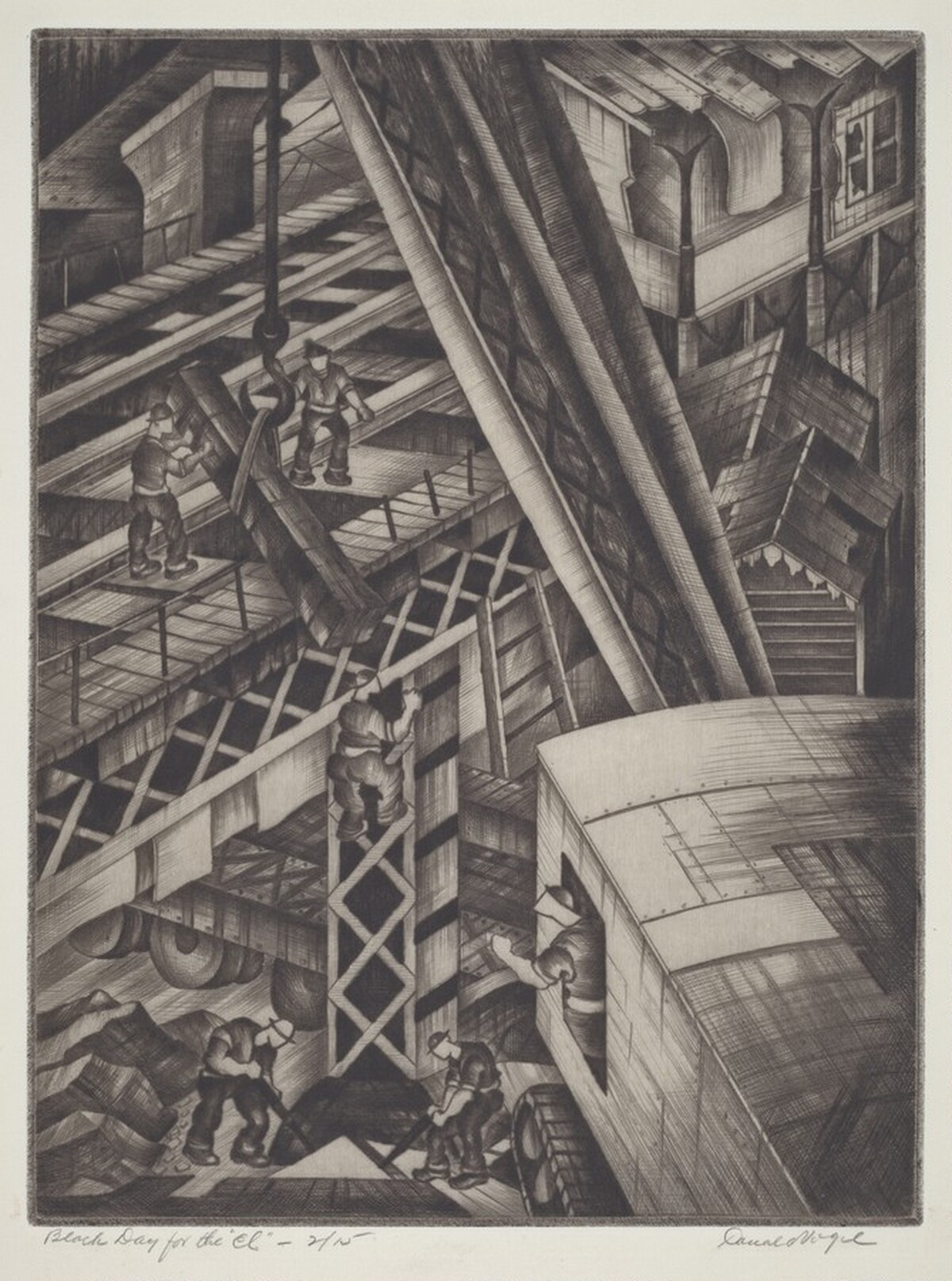Black Day for the "EL" by Donald Vogel