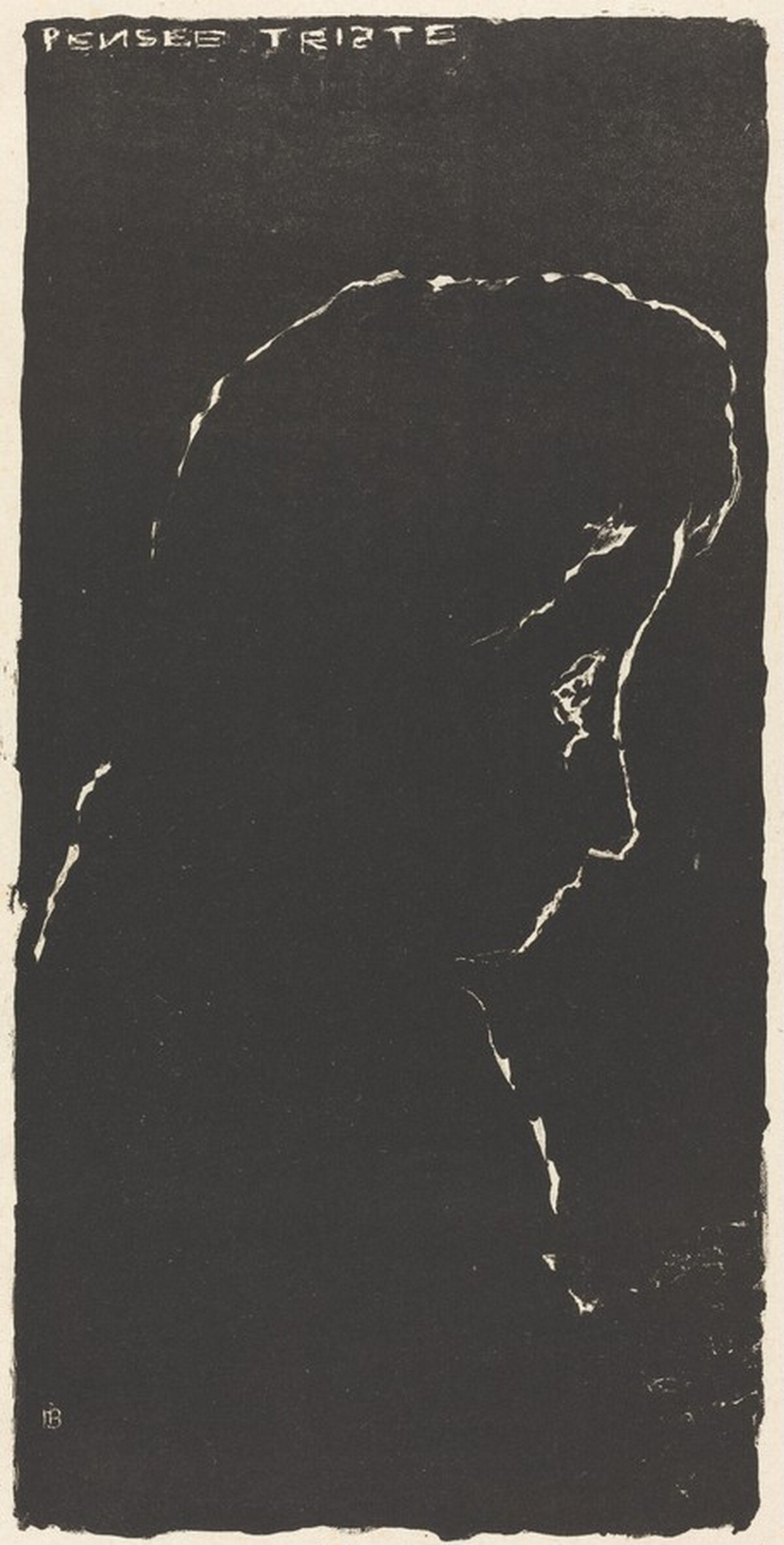 Pensée triste by Pierre Bonnard