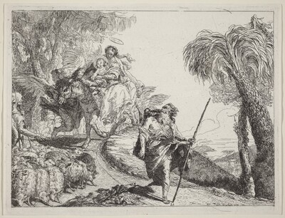 The Flight with Joseph in the Foreground