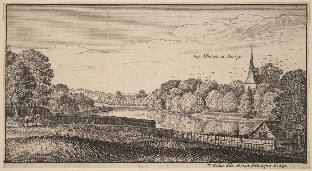 Near Albury by Wenceslaus Hollar