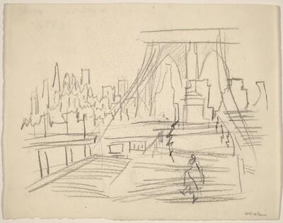On Brooklyn Bridge to NYC