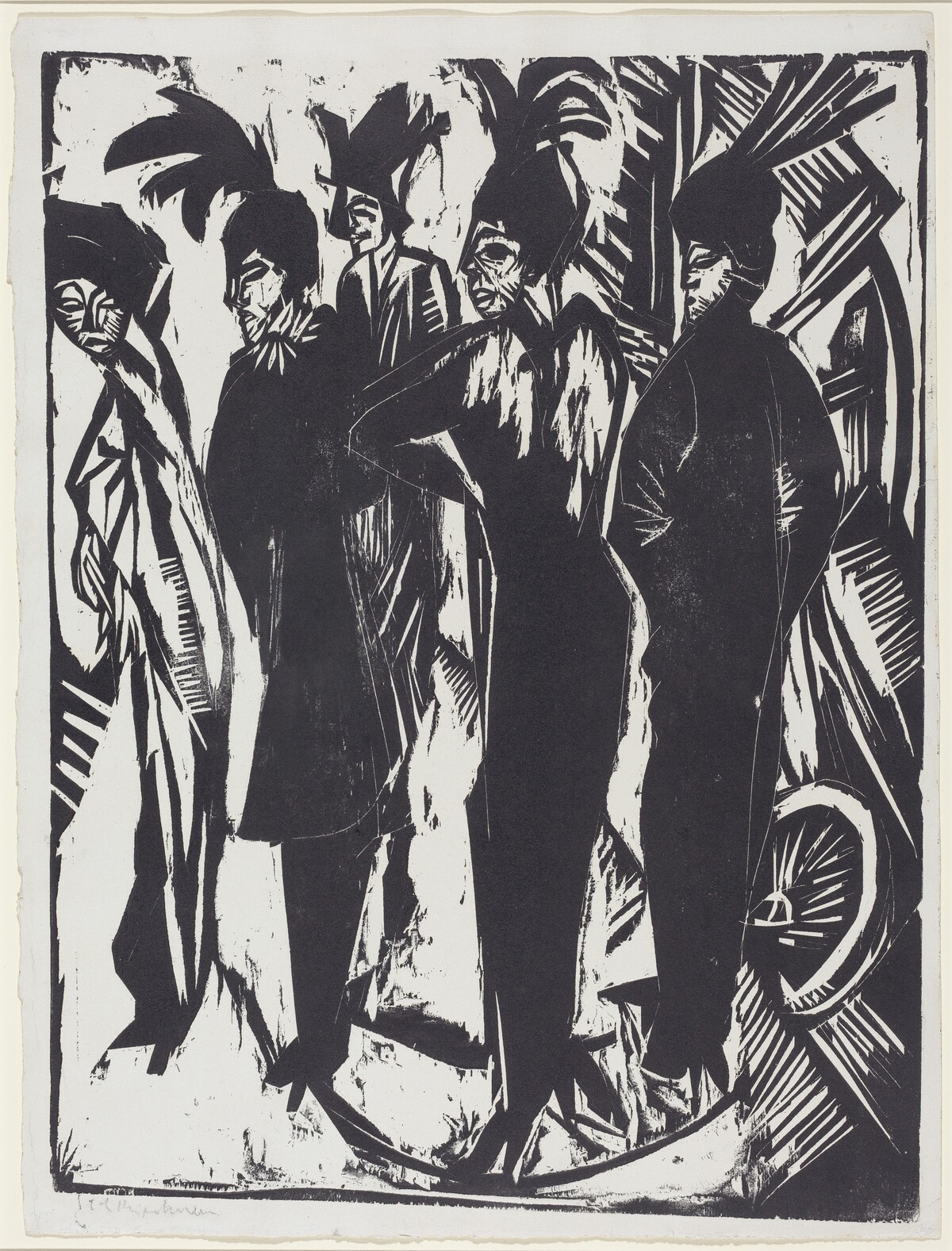 Five Women on the Street by Ernst Ludwig Kirchner