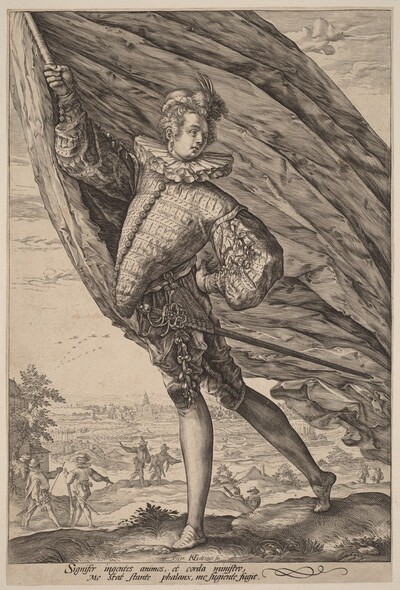 The Standard Bearer, Turned to Left