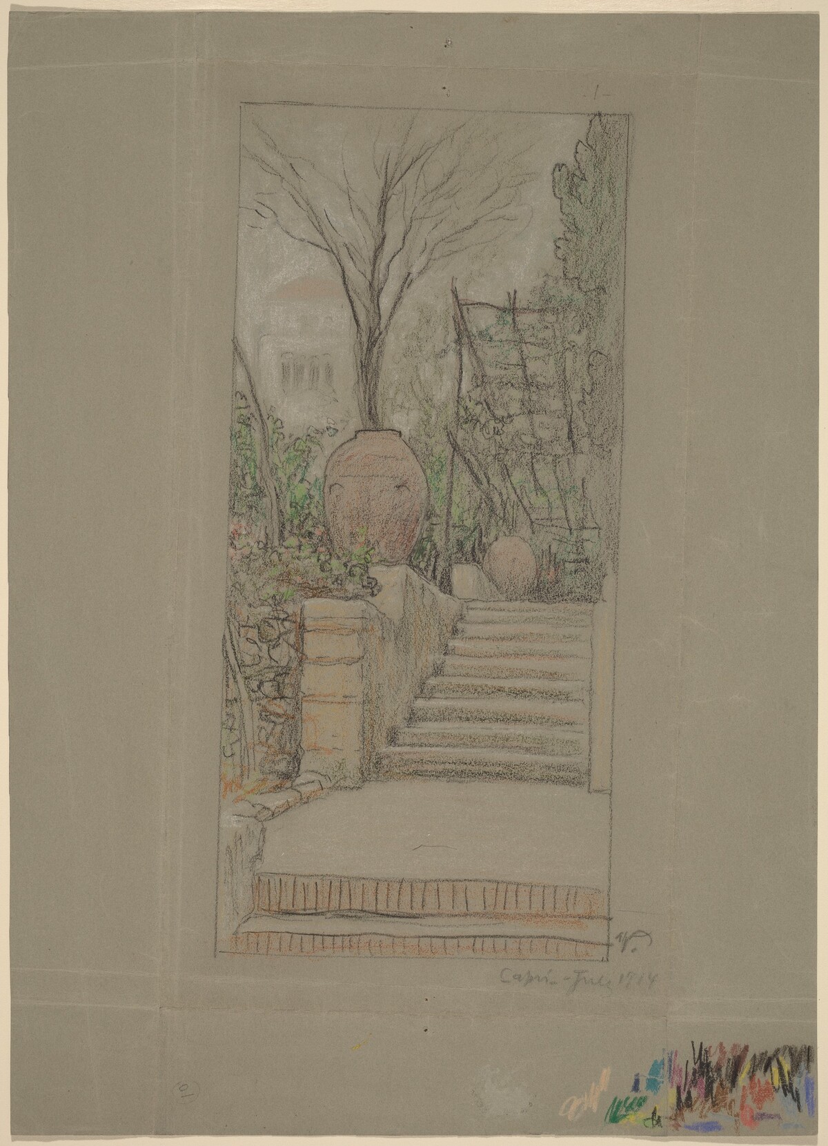 Capri by Elihu Vedder