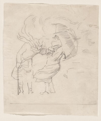 Preliminary Sketch for "The Passage" (La Traversee)