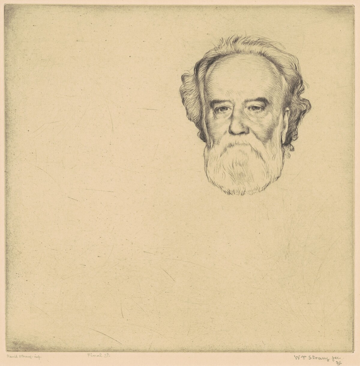 Alphonse Legros, No. 1 by William Strang
