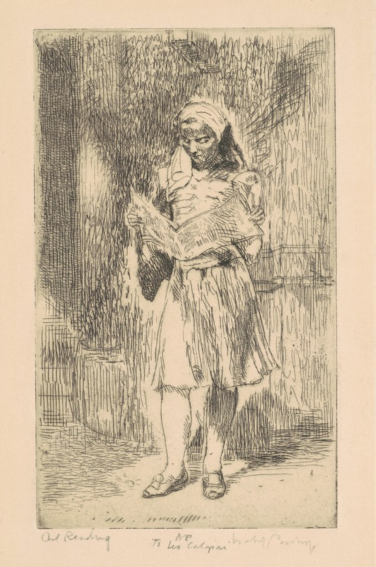 Girl Reading by Isabel Bishop