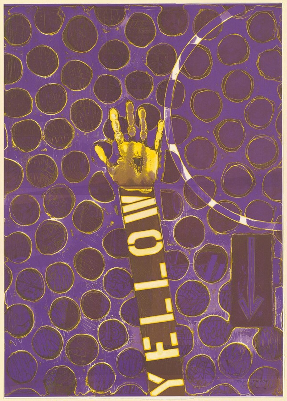 Untitled [trial proof] by Jasper Johns