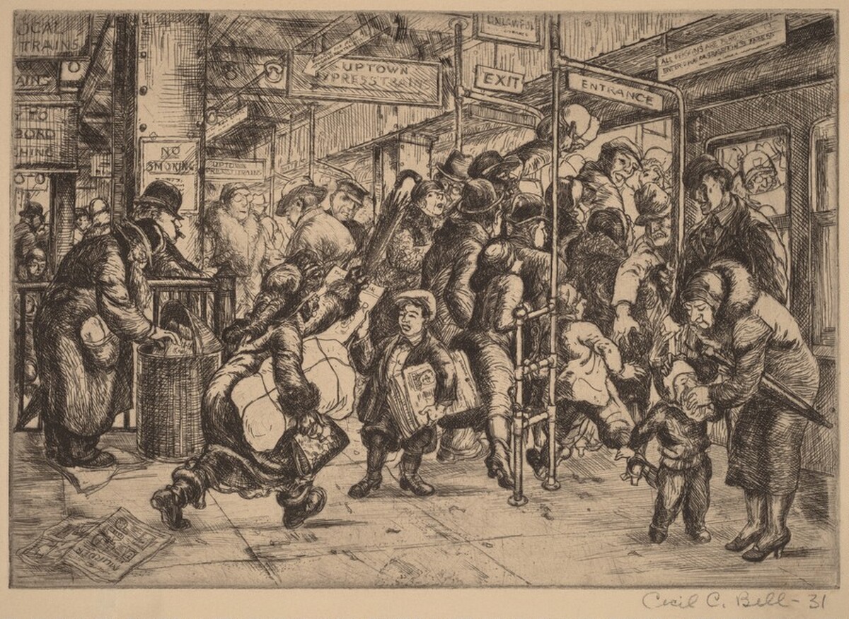 Untitled (Uptown Express) by Cecil C. Bell