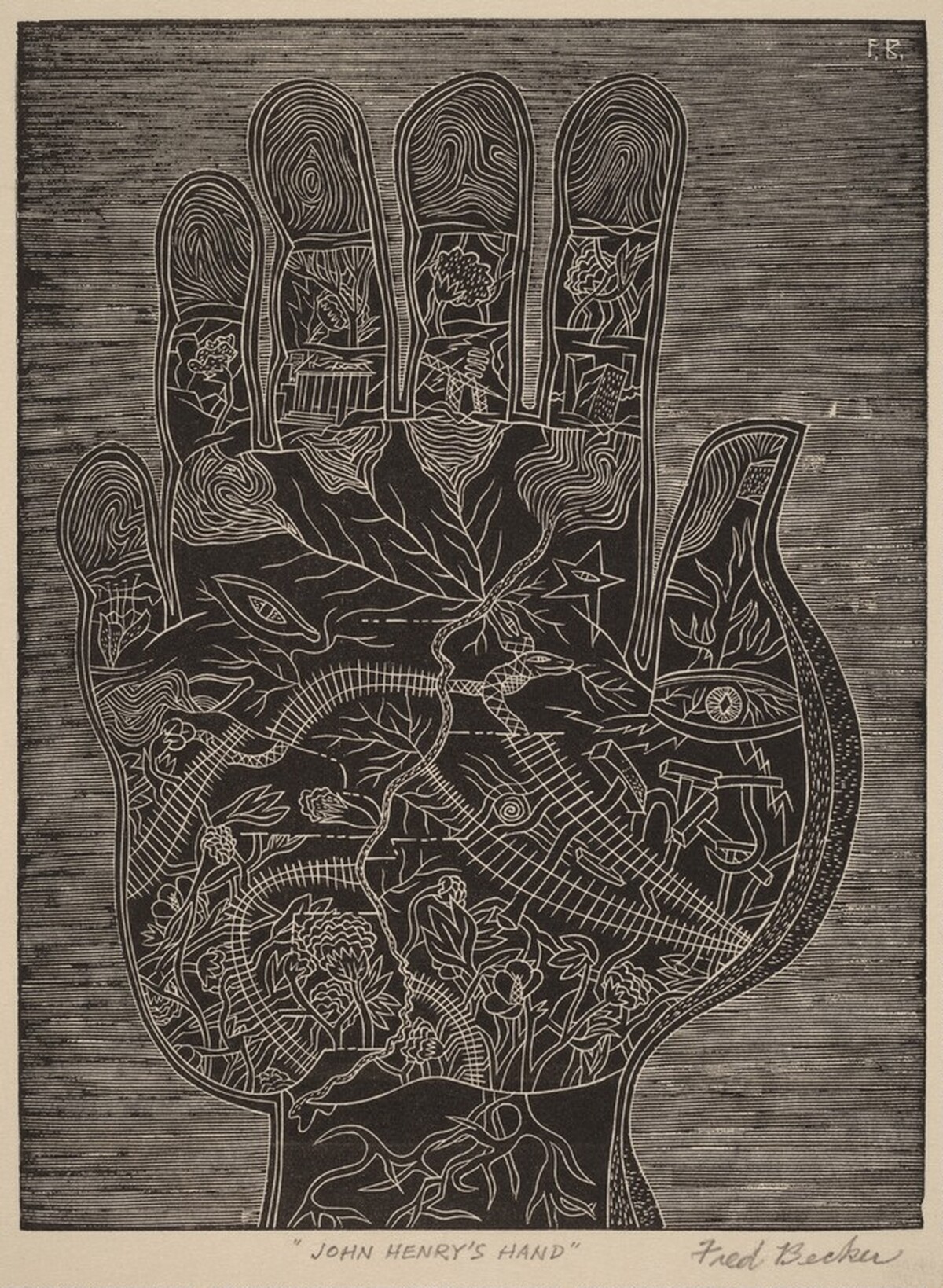 John Henry's Hand by Fred Becker