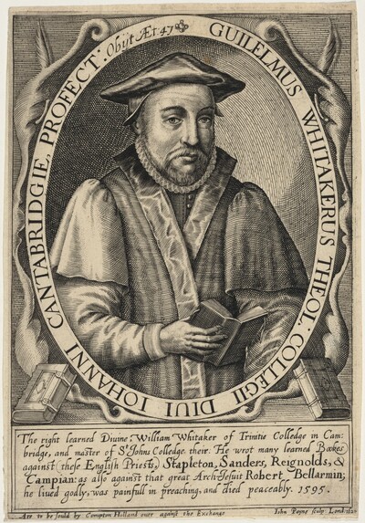 William Whitaker, Master of Saint John's College, Cambridge