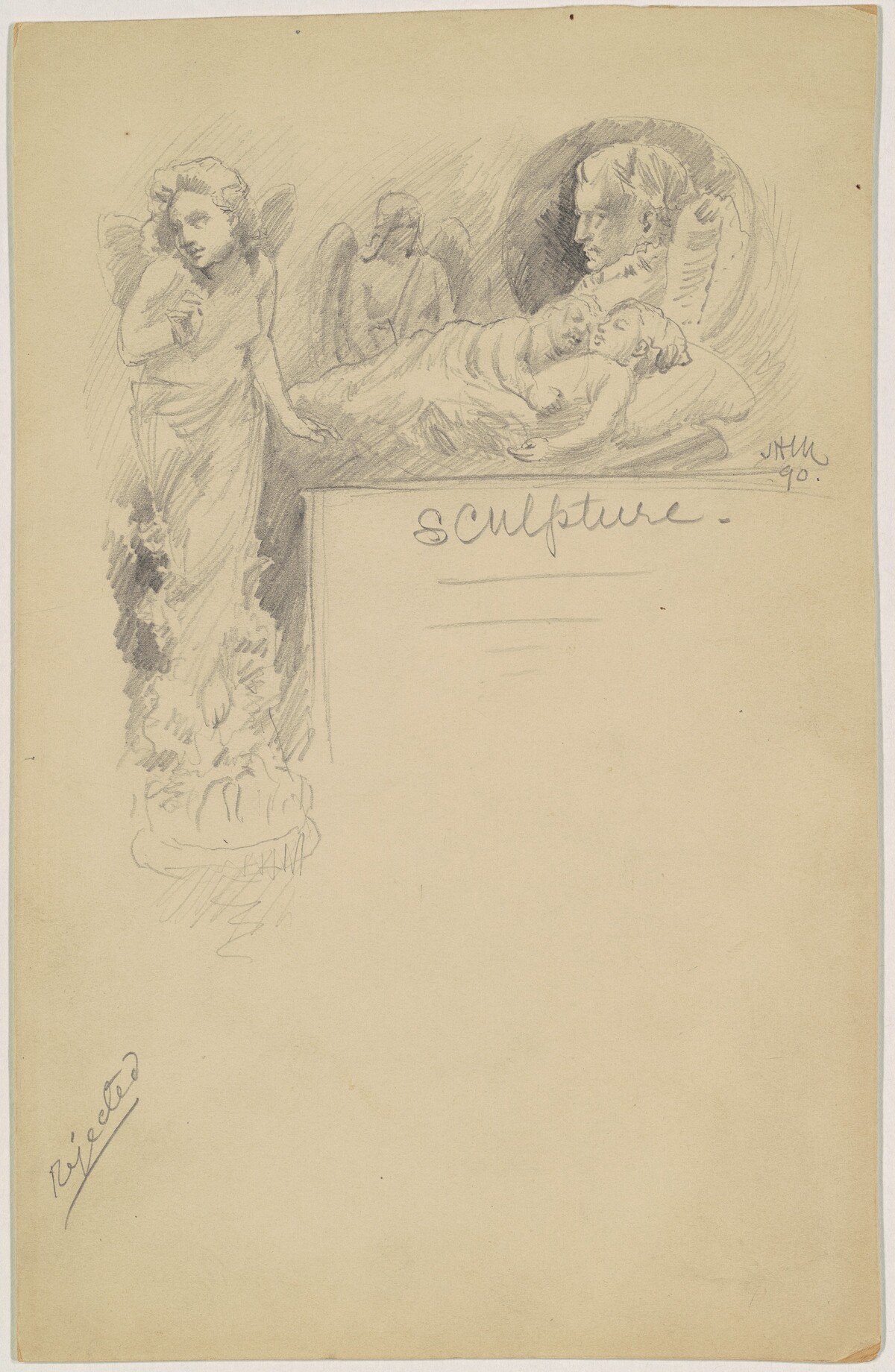 Study for "Sculpture" by James Henry Moser