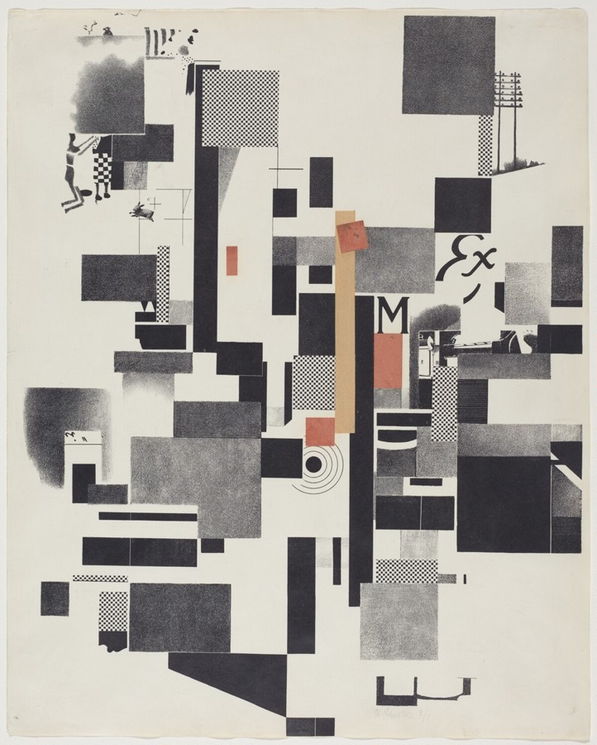 Untitled from Merz 3 by Kurt Schwitters