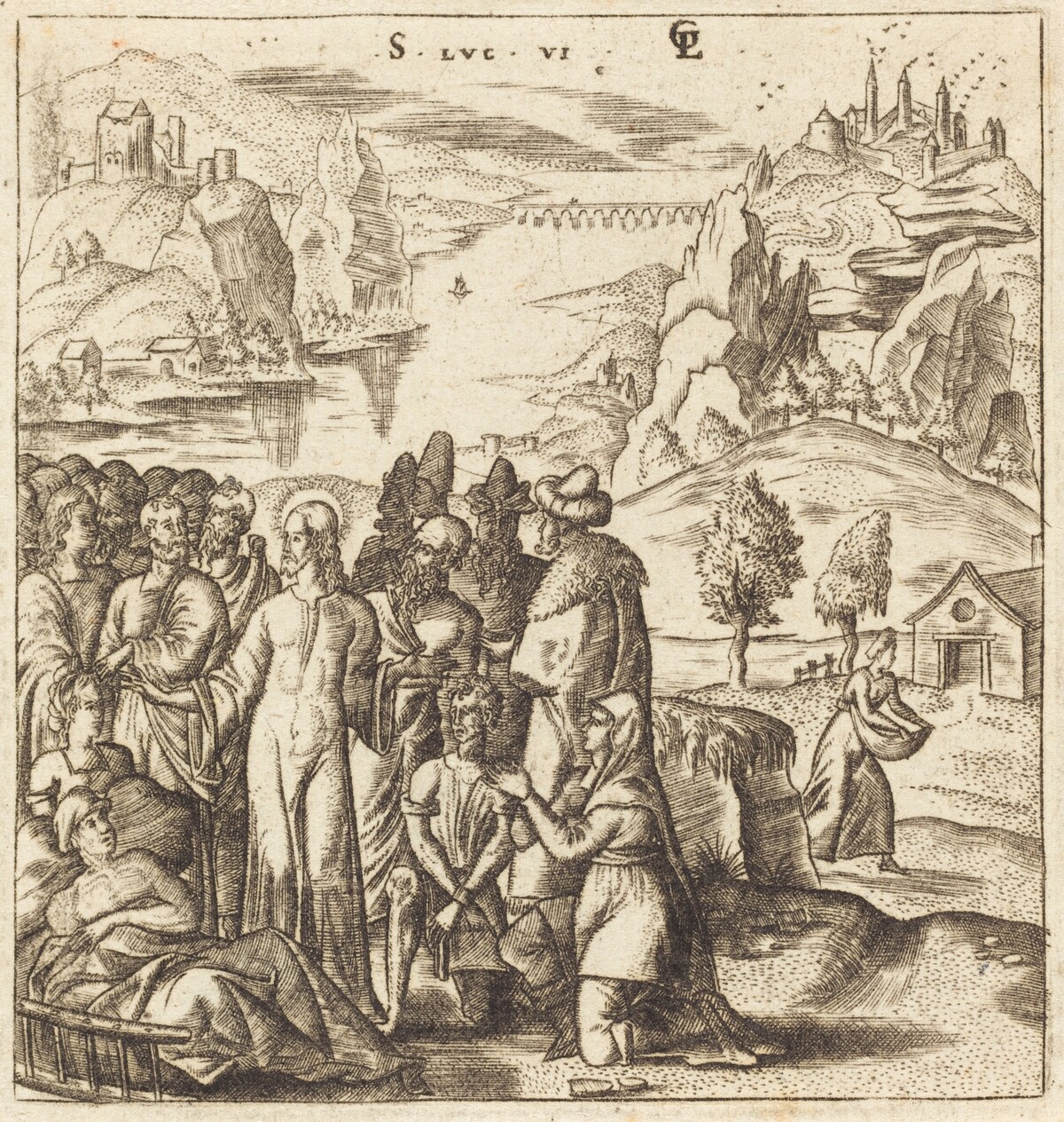 Christ Heals the Sick by Léonard Gaultier