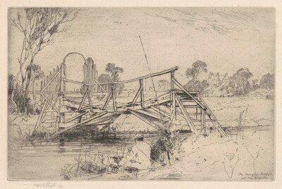 The Anglers' Bridge on the Wandle
