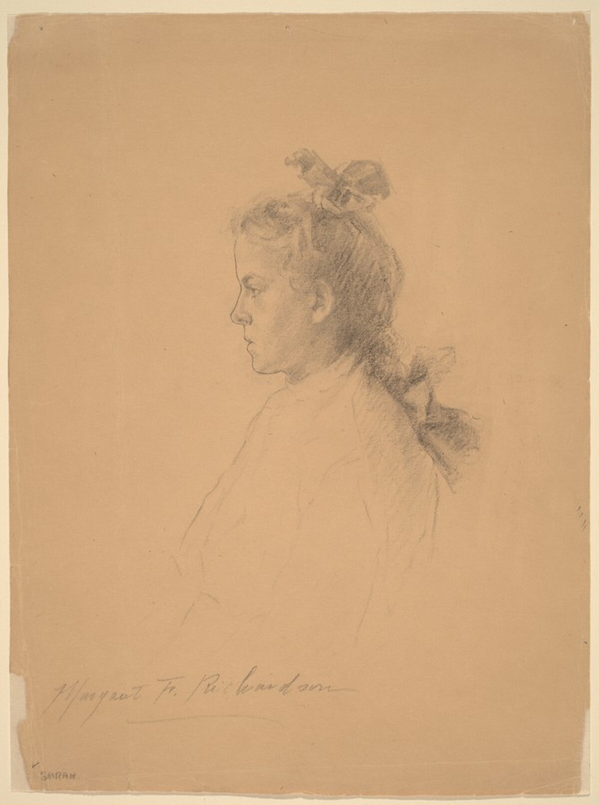 Head of a Young Girl by Margaret Foster Richardson