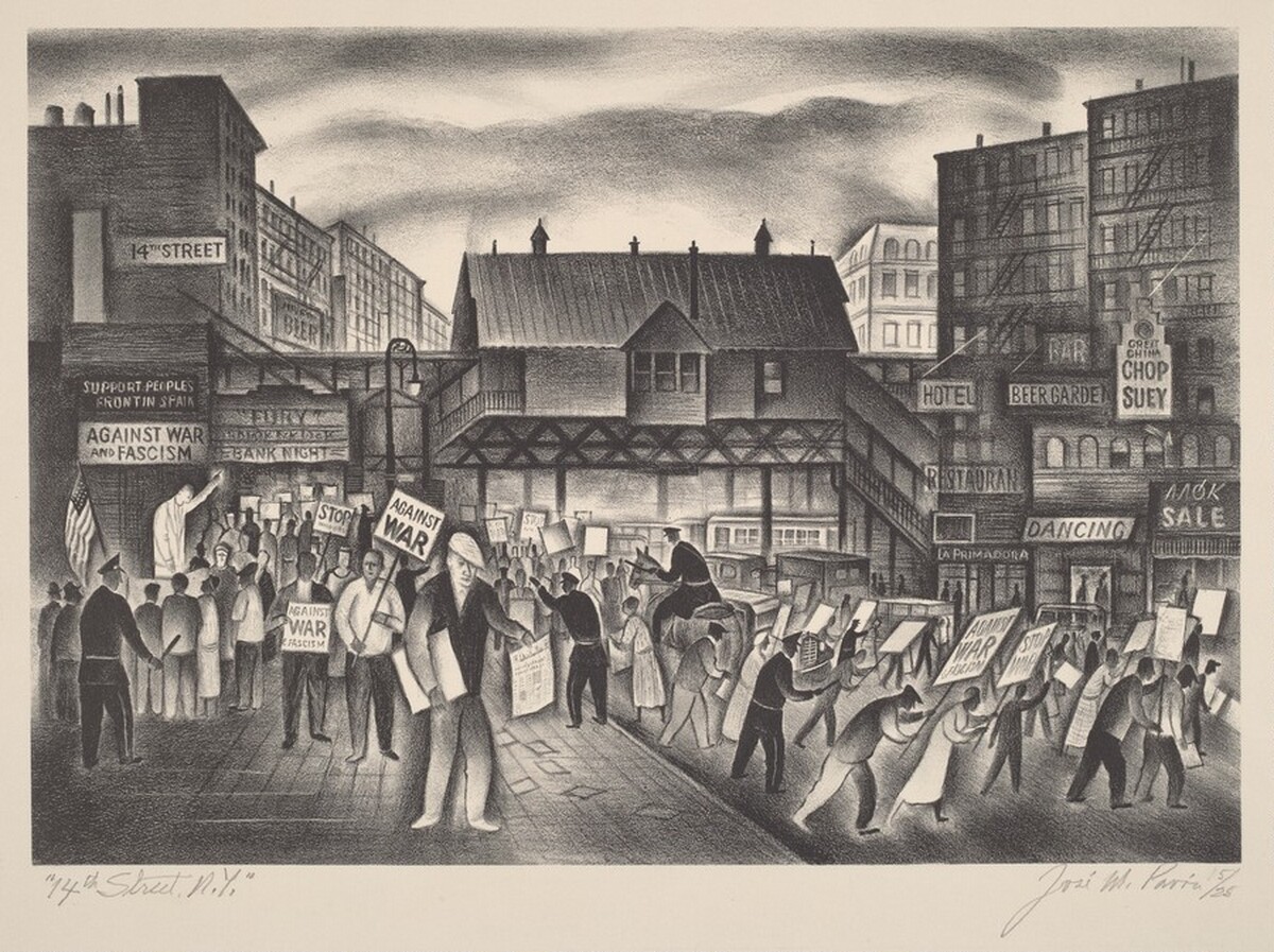 14th Street, N.Y. by José M. Pavón