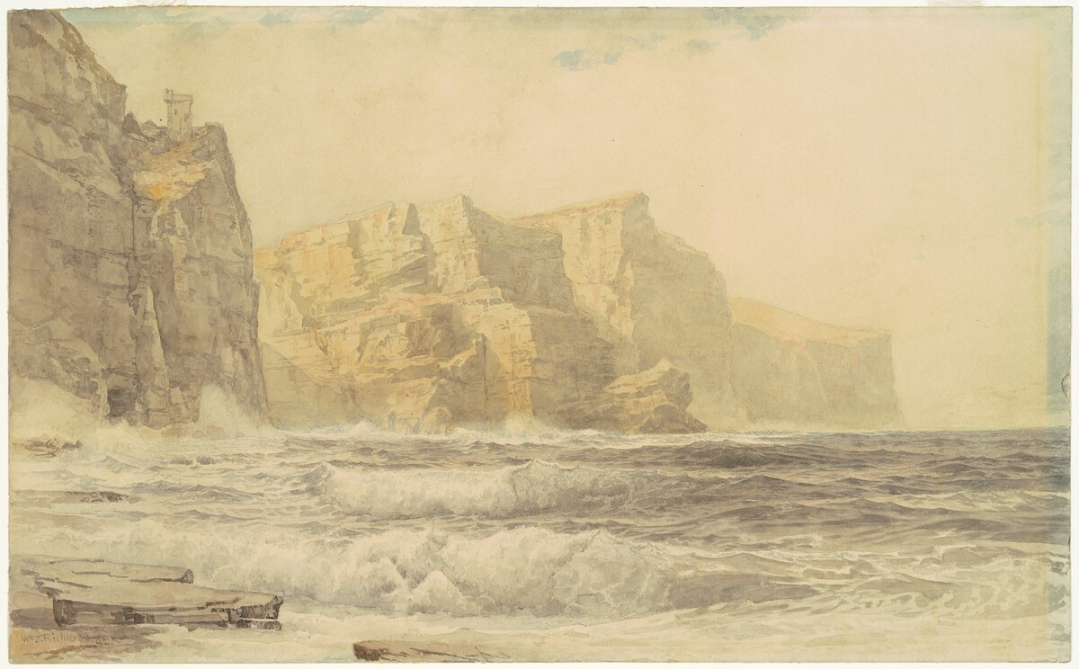 Baldart Castle, Kilkee, County Clare, Ireland by William Trost Richards