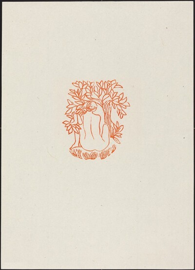 Seventh Eclogue: A Girl Under a Tree (Jeune fille sous un arbre)