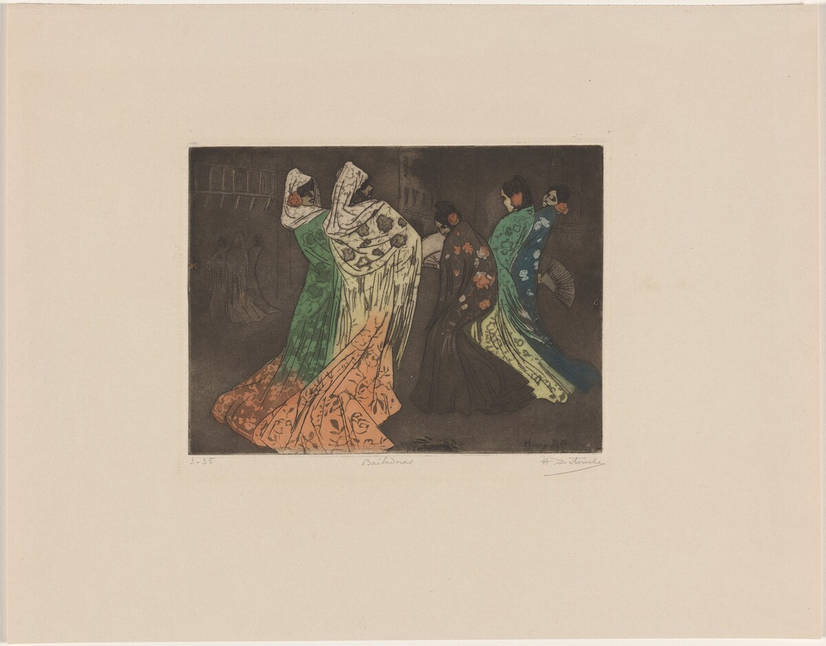 Bailadoras (Andalucia) by Henry Julien Detouche