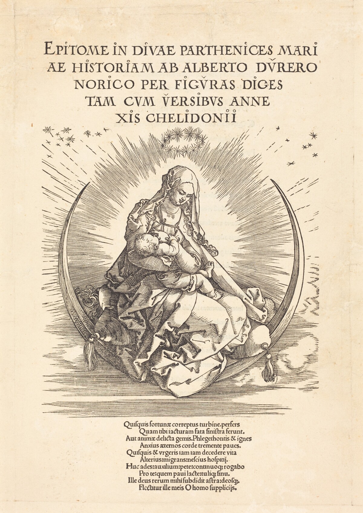The Madonna on the Crescent by Albrecht Dürer