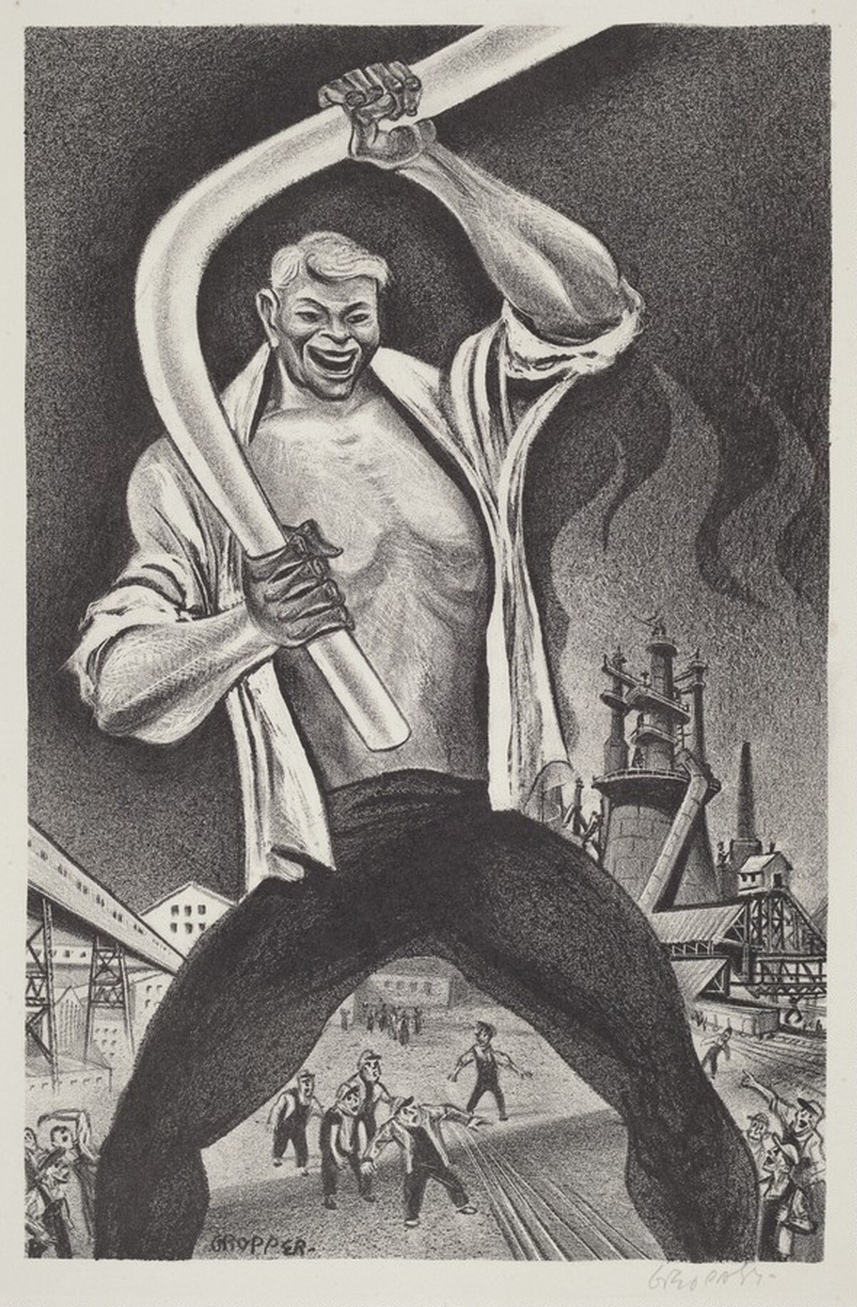 Joe Magarac by William Gropper