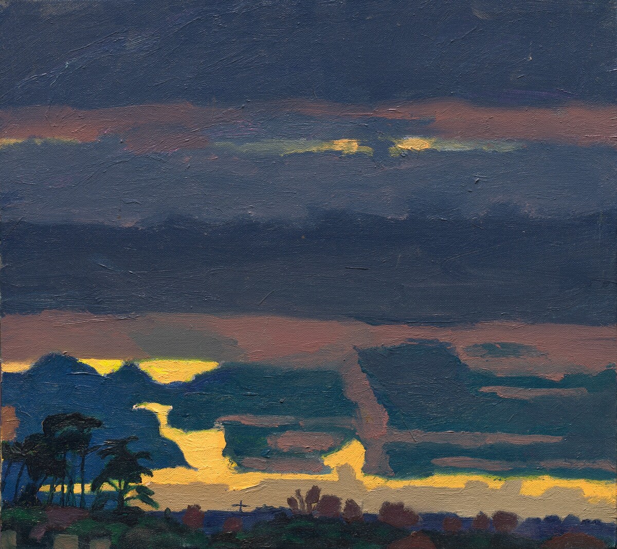 Evening Sky, Rome by Graham Nickson