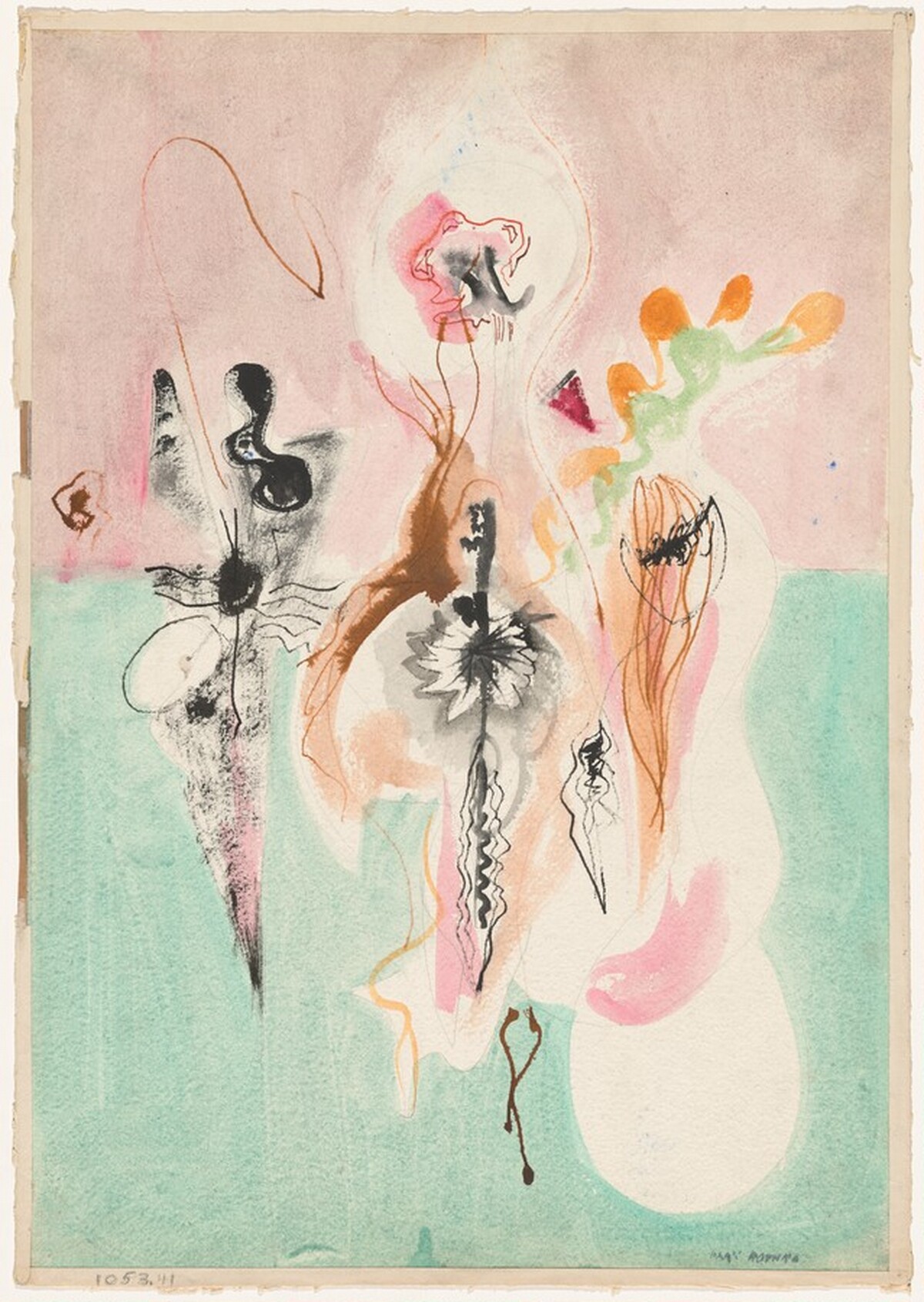 Abstraction [recto] by Mark Rothko