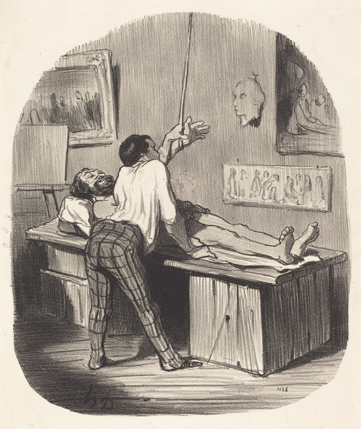Comment, Saint-Gervais a pris cette... by Honoré Daumier