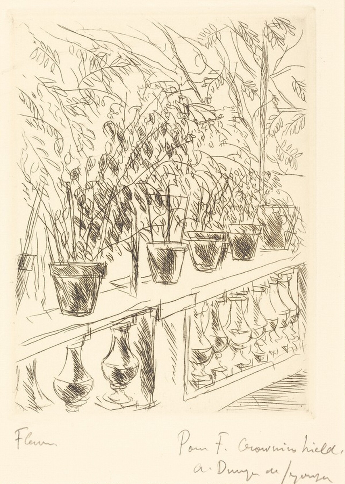 Fleurs by André Dunoyer de Segonzac