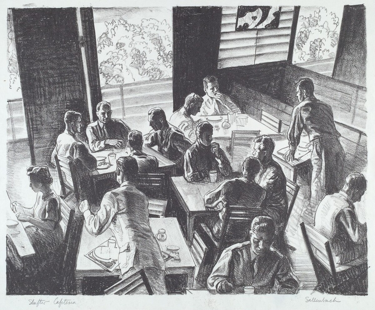 Shafter Cafeteria by Edward A. Sallenbach