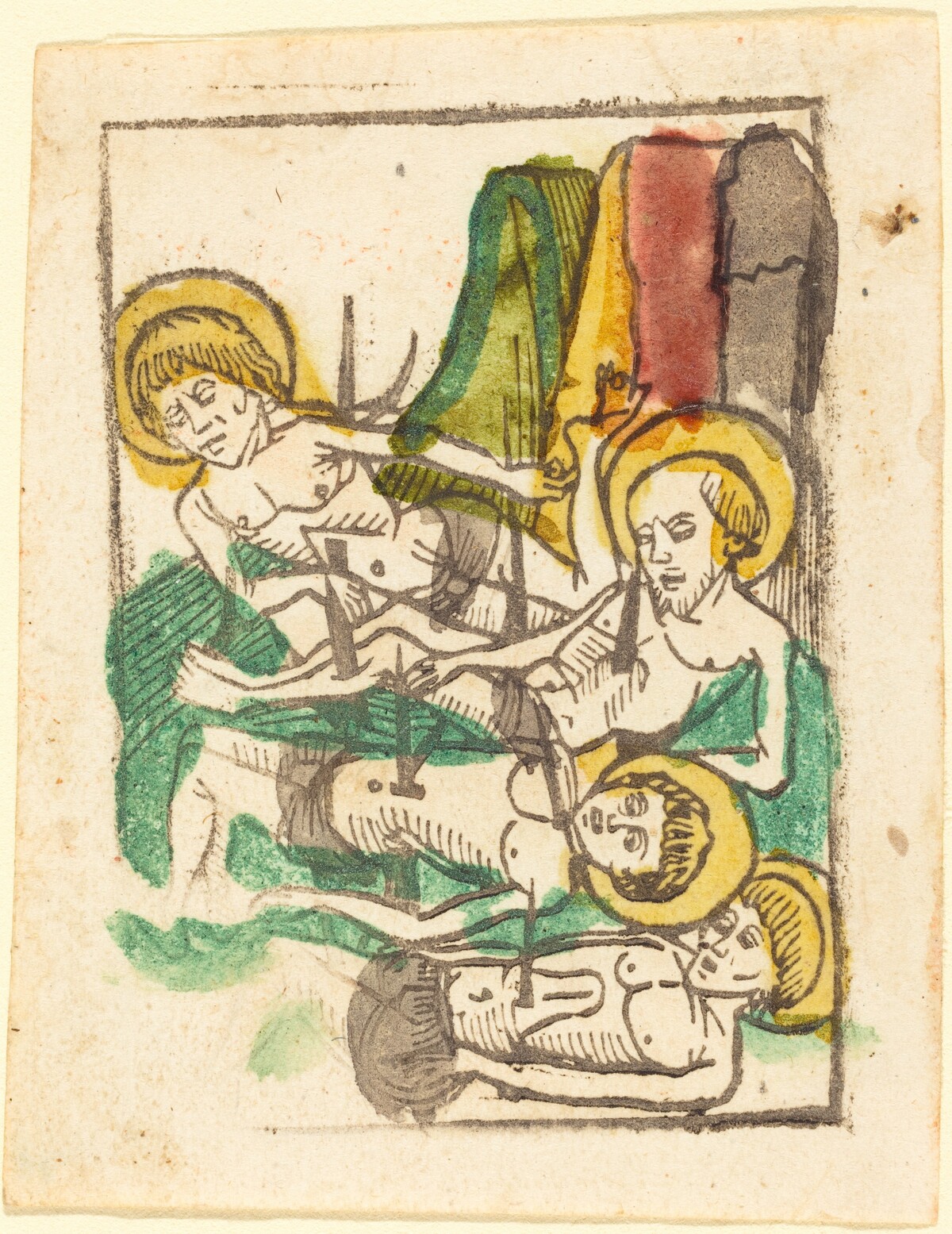 Four Martyrs - Saint Acacius by German 15th Century