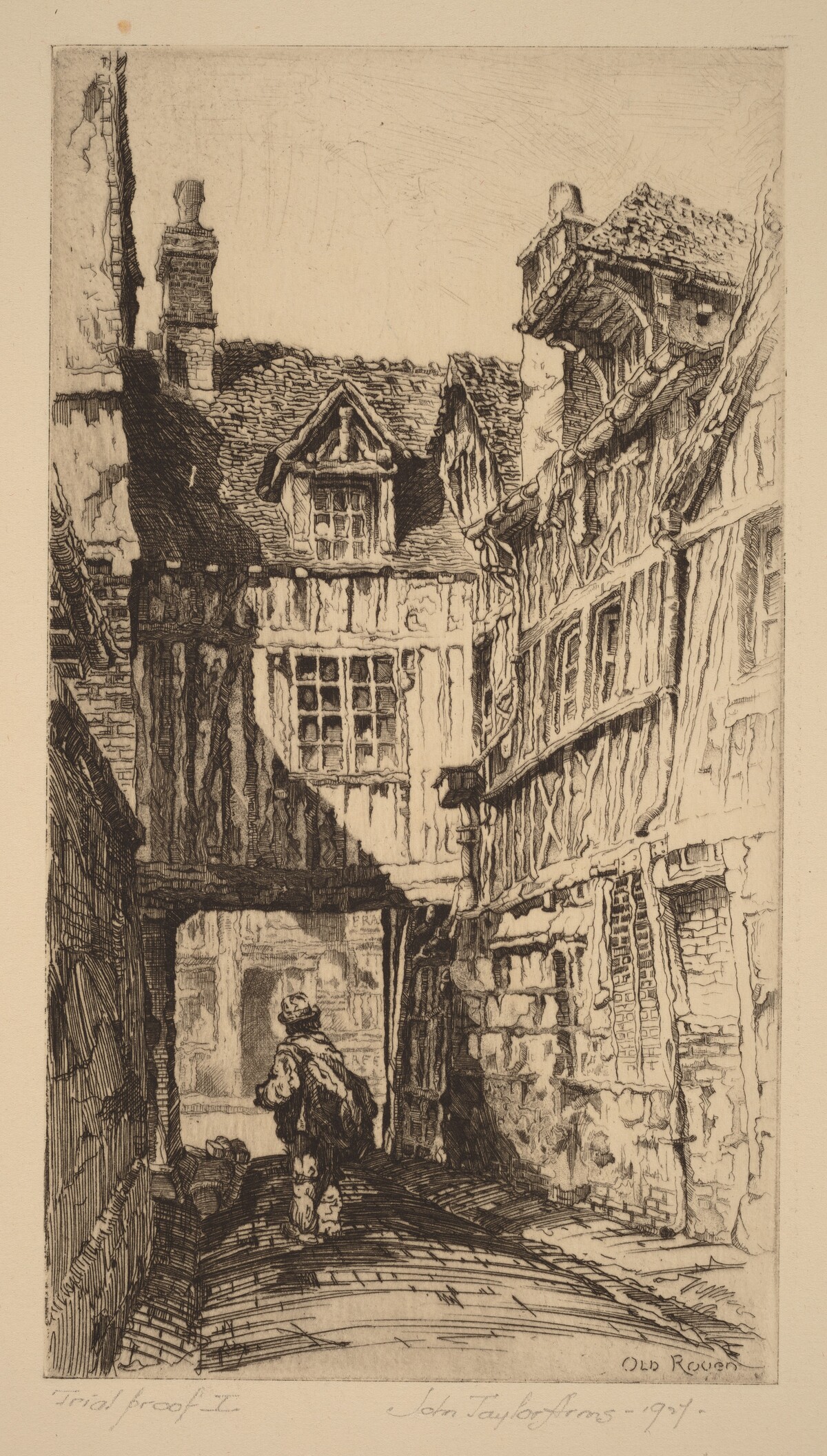 Old Rouen by John Taylor Arms