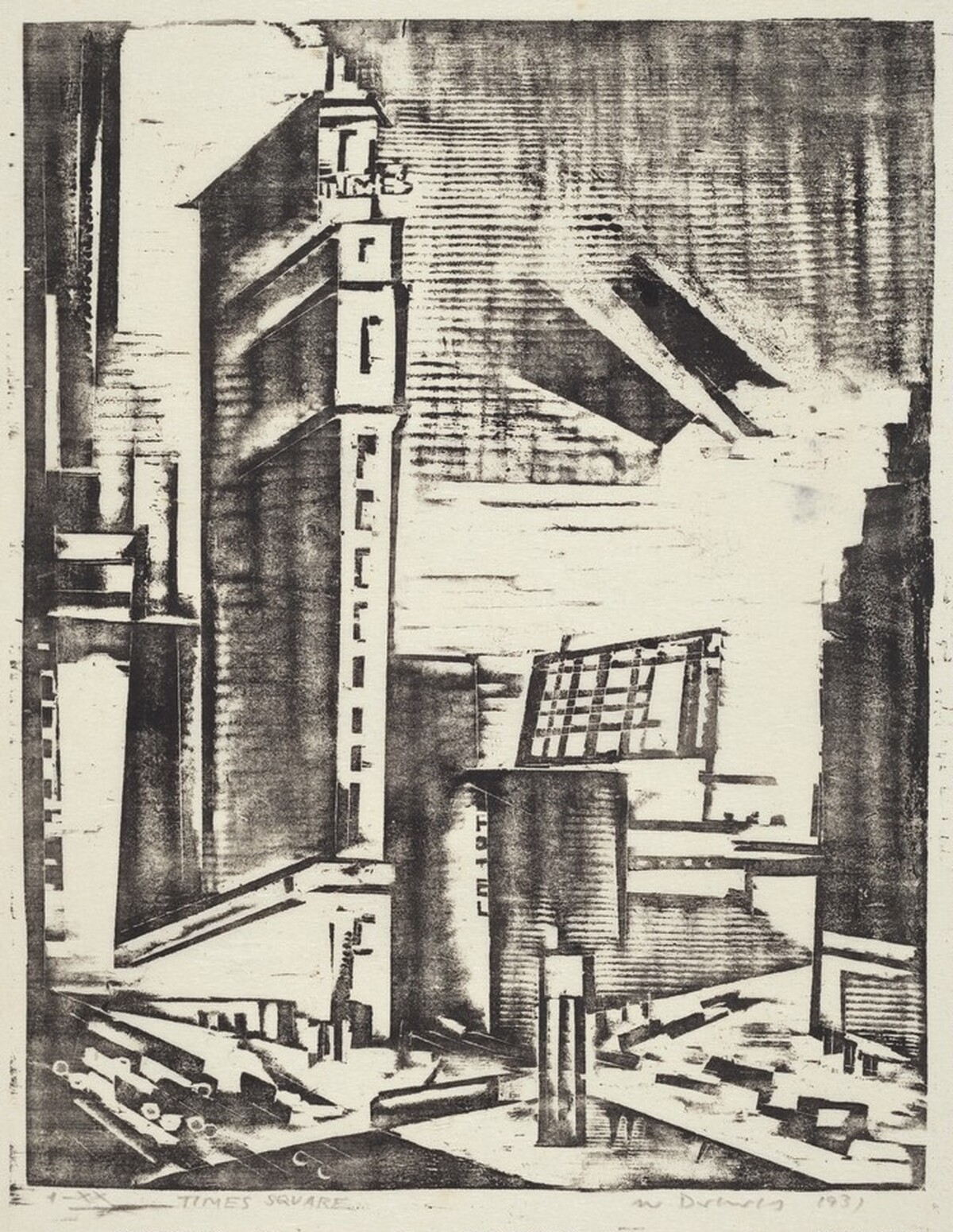 Times Square by Werner Drewes