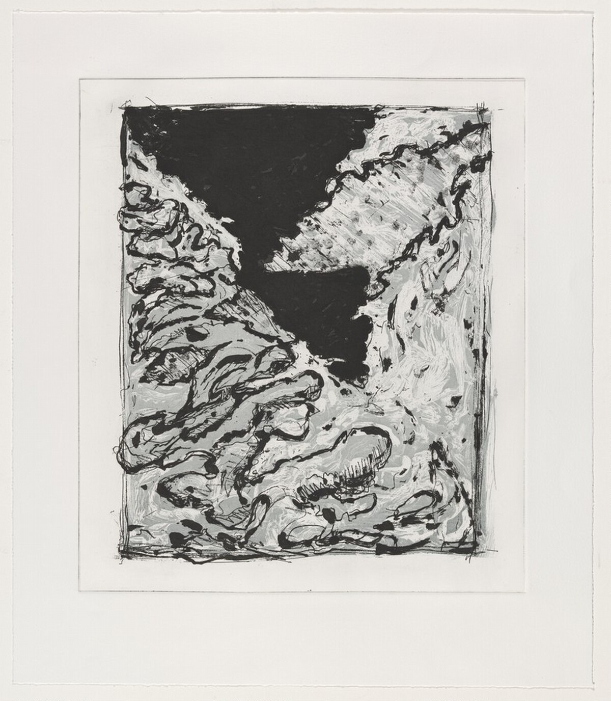 Cairn 4 [working proof 4] by Bryan Hunt