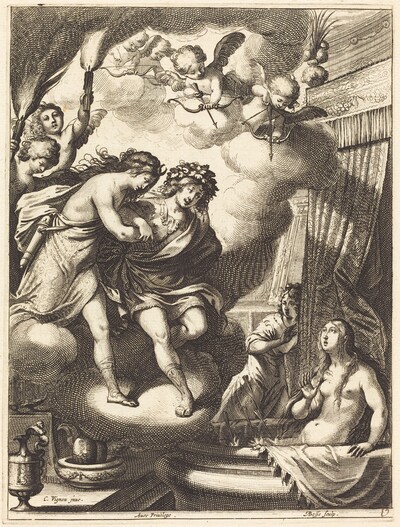 Illustration to Jean Desmarets' "L'Ariane"