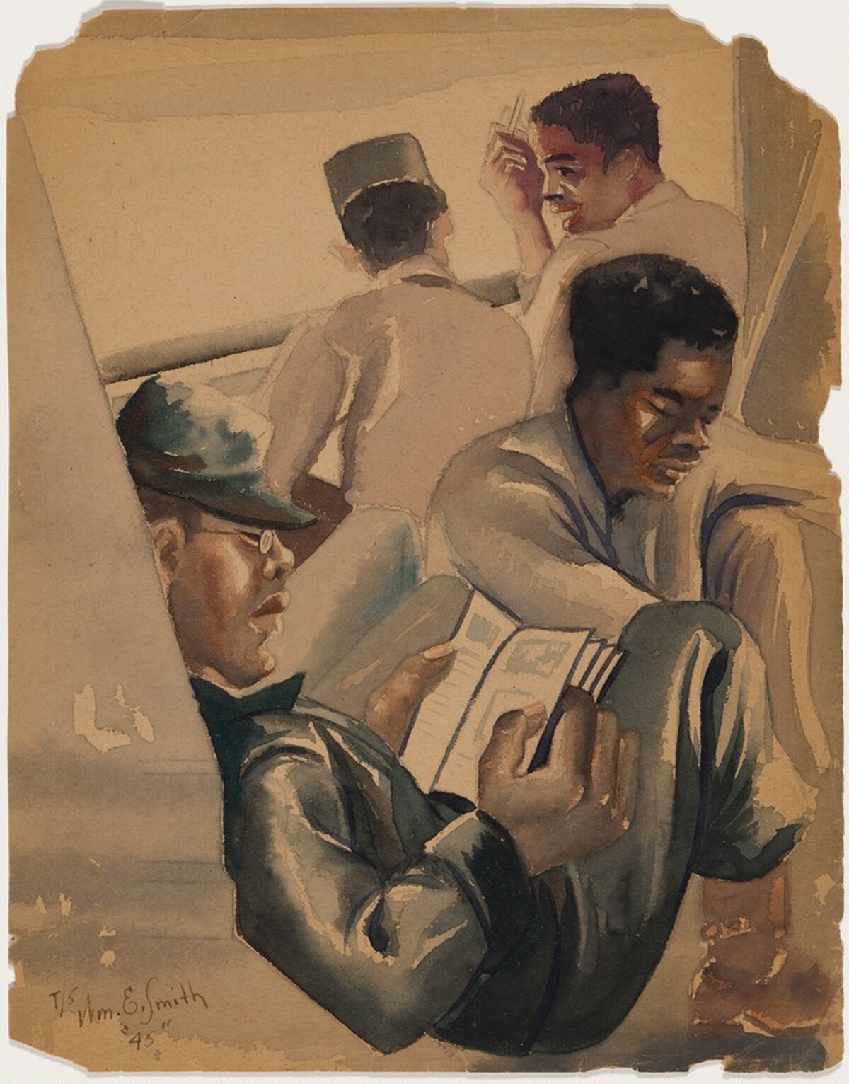 On Board a Ship (in the Pacific) by William Elijah Smith