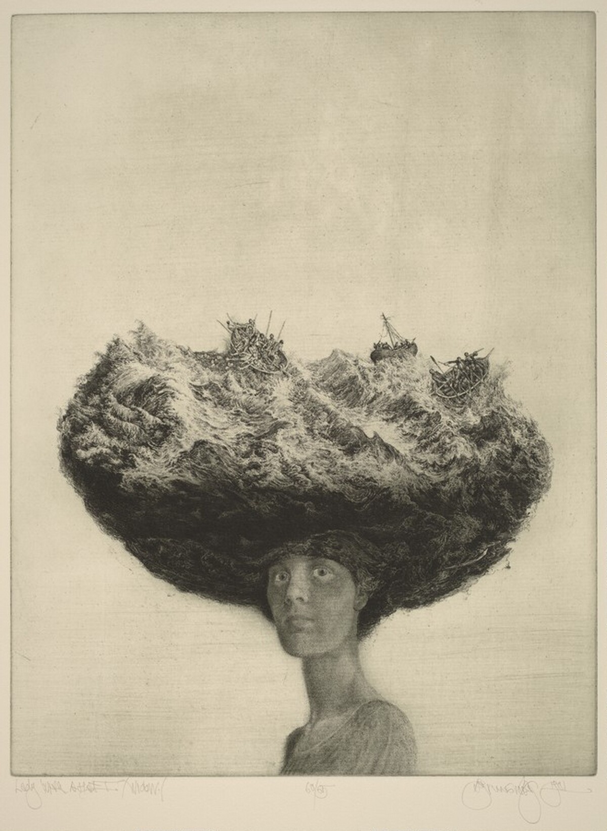 Lady with a Hat I, Widow by Albin Brunovsky