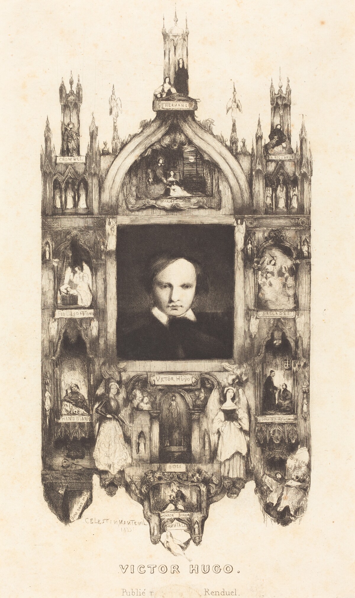 Victor Hugo by Célestin Nanteuil