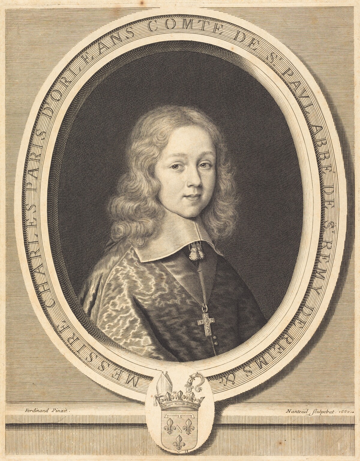 Charles-Paris d'Orléans-Longueville, Comte de Saint-Pol by Robert Nanteuil