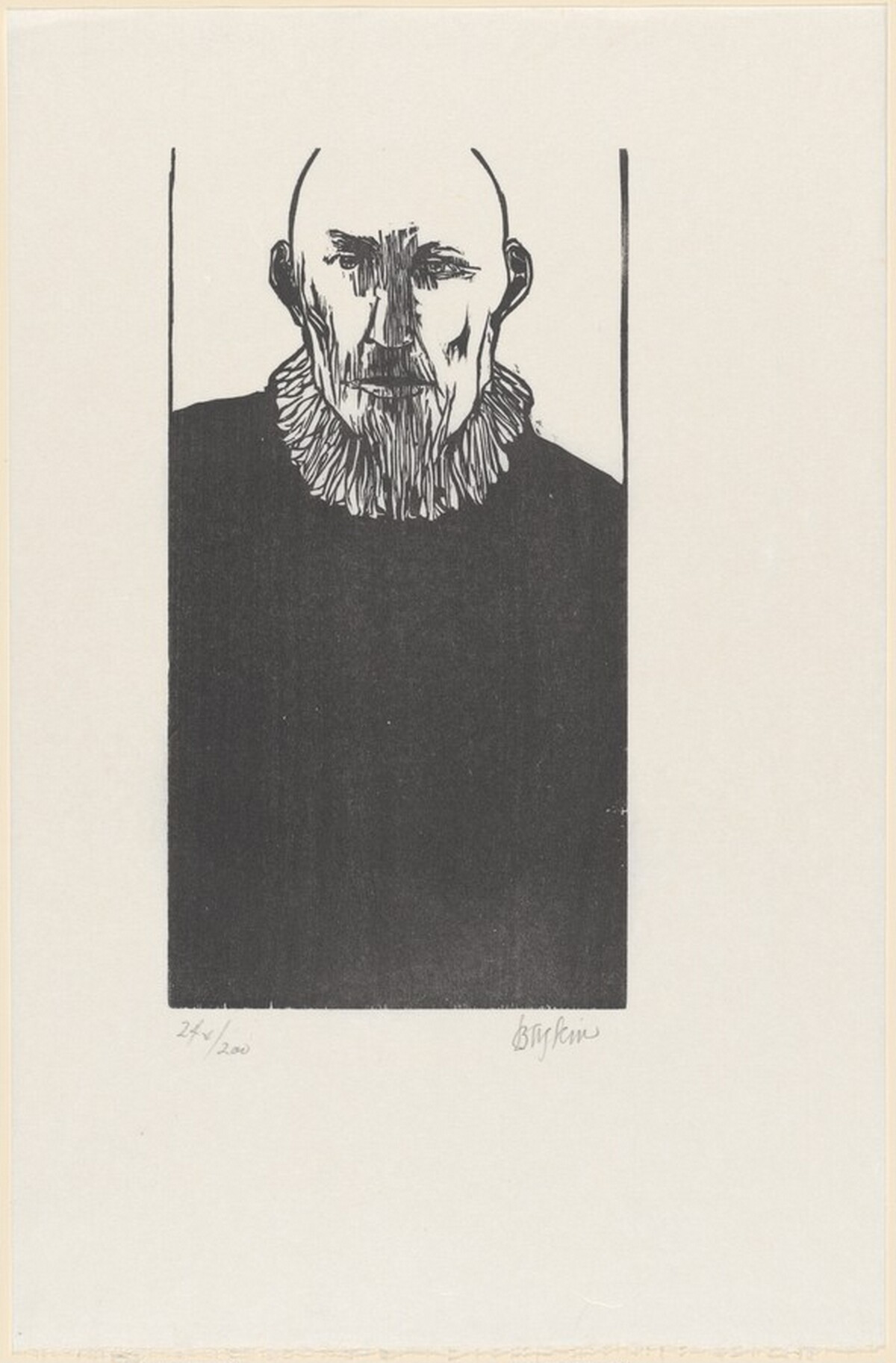 Iago by Leonard Baskin
