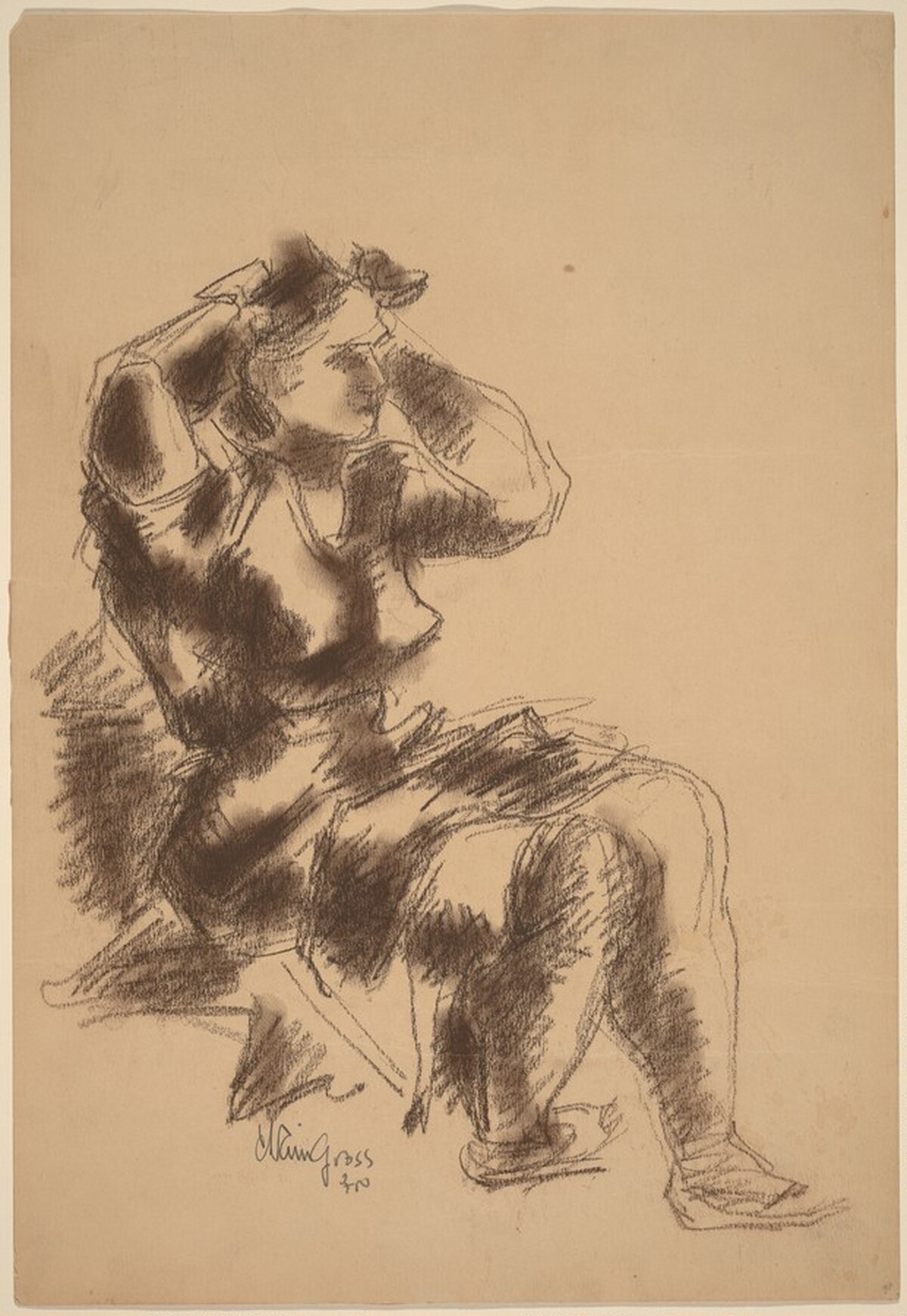 Woman Seated by Chaim Gross