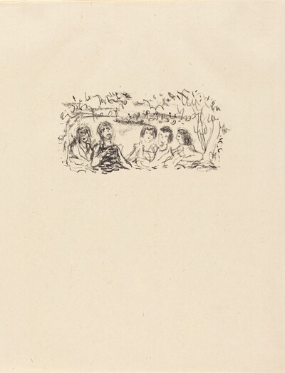 From "Le crepuscule des nymphes" (illustration, page 9)