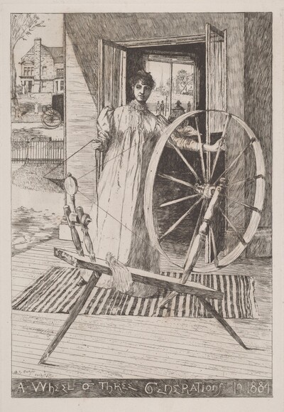 At the Spinning Wheel