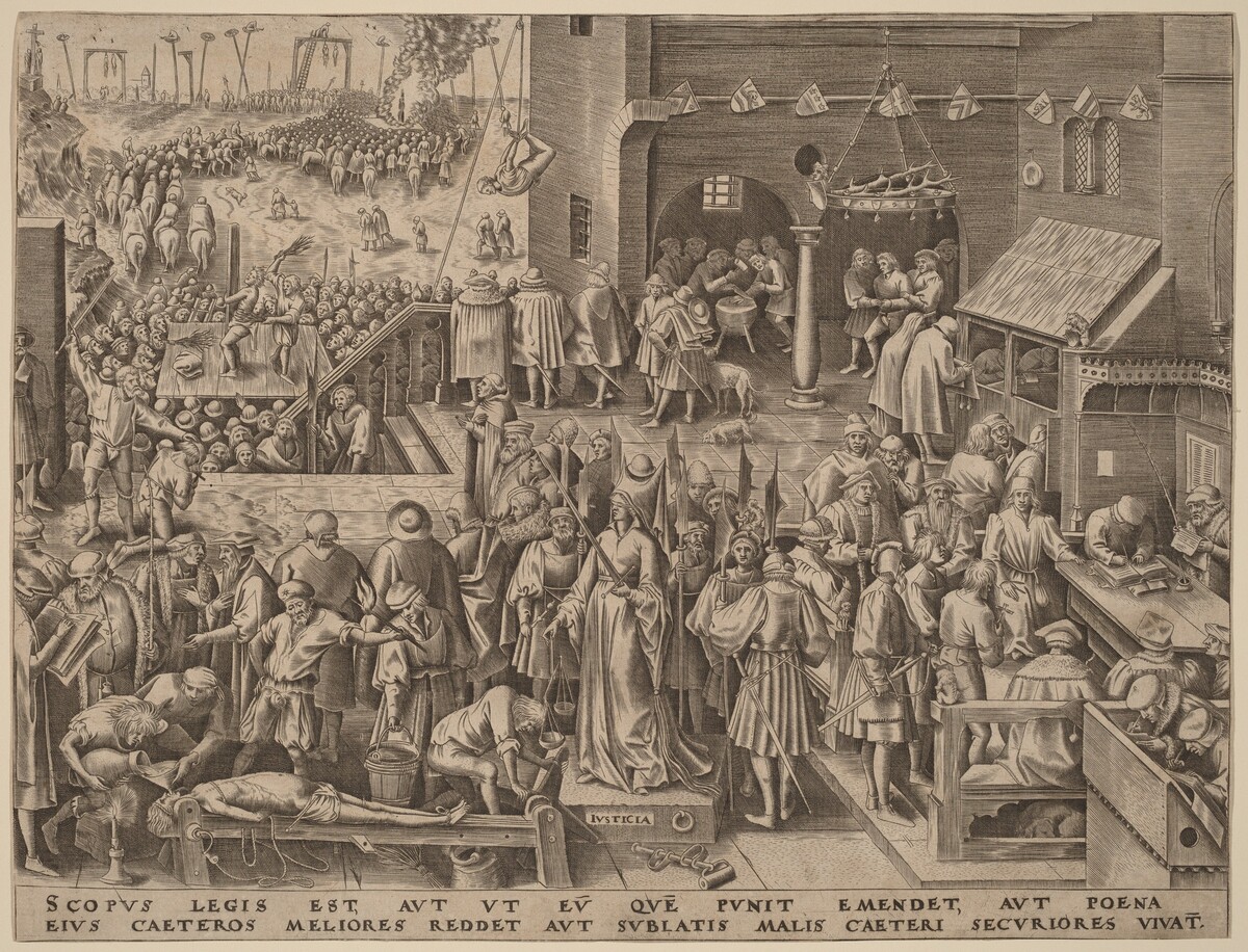 Justice by Philip Galle after Pieter Bruegel the Elder