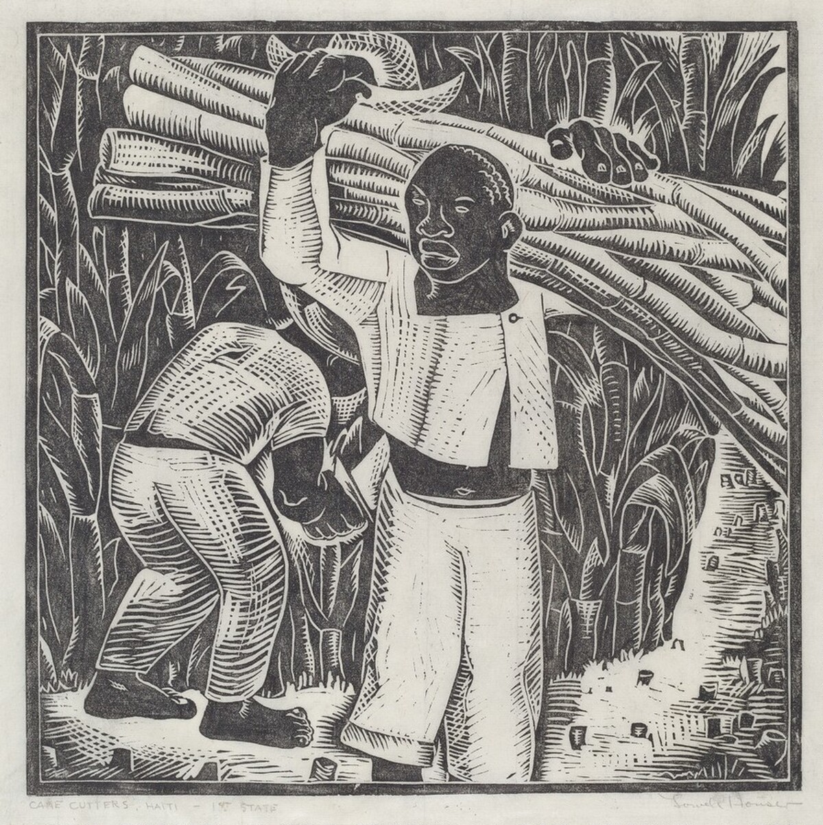 Cane Cutters, Haiti by Lowell D. Houser