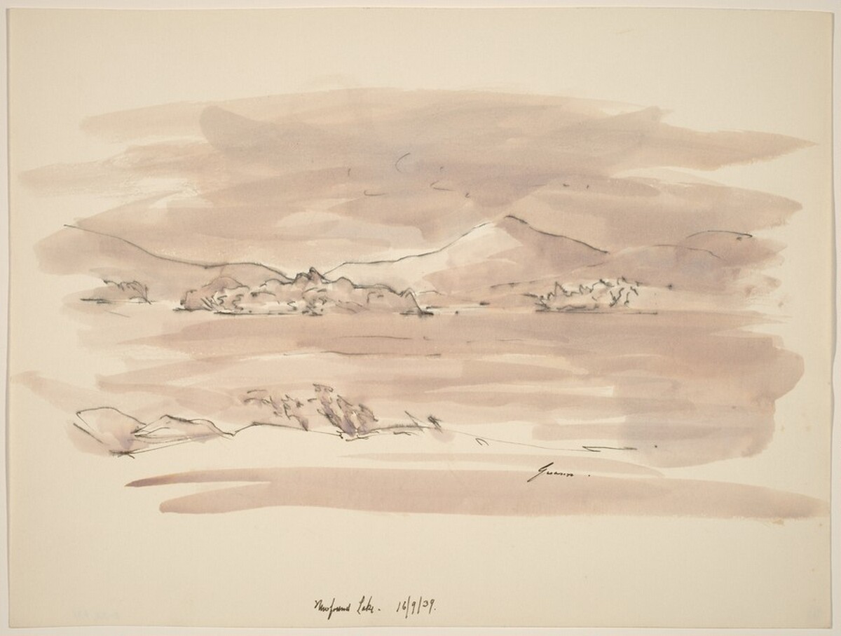 Newfound Lake by Donald Carlisle Greason