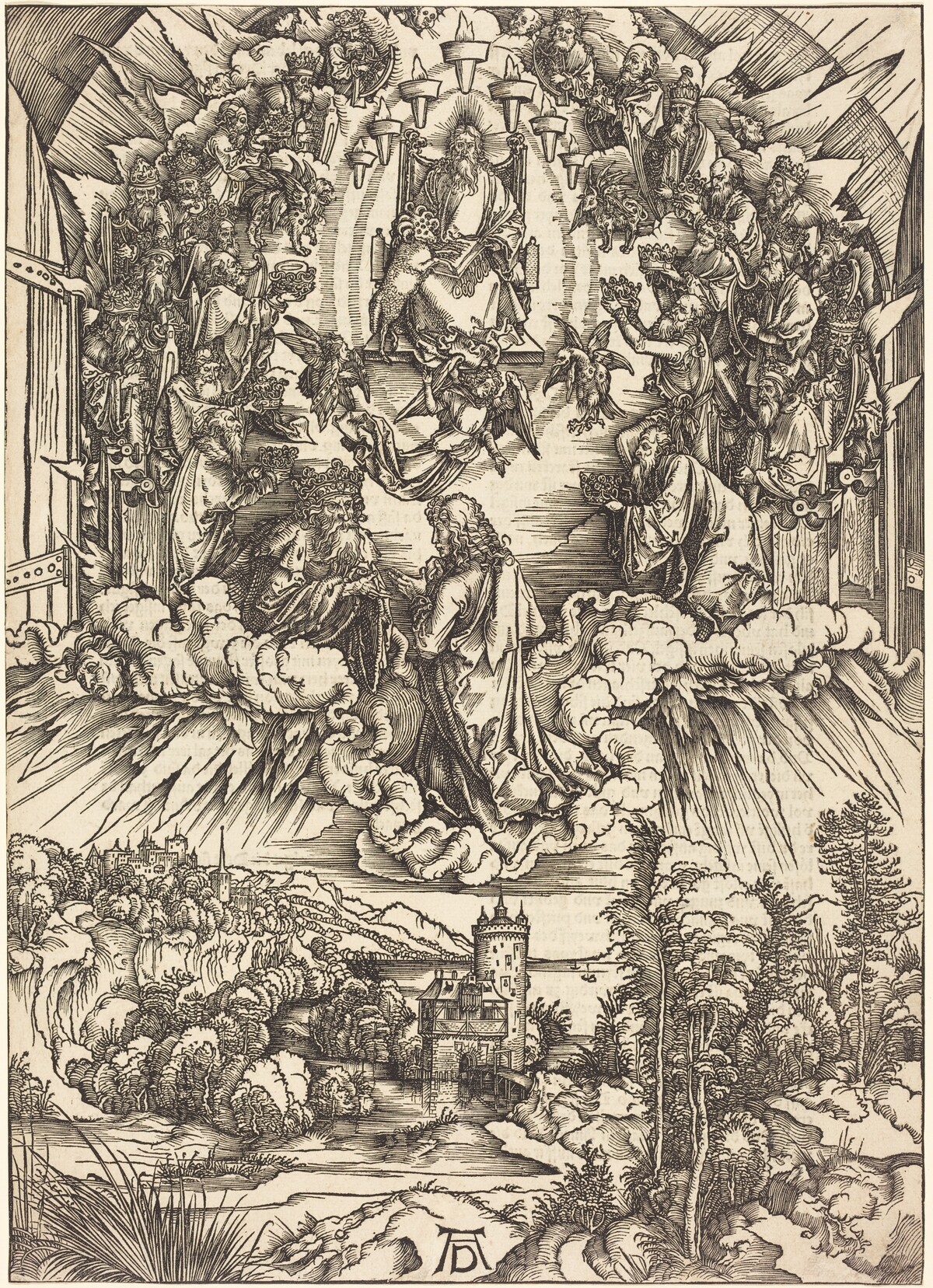 Saint John before God and the Elders by Albrecht Dürer