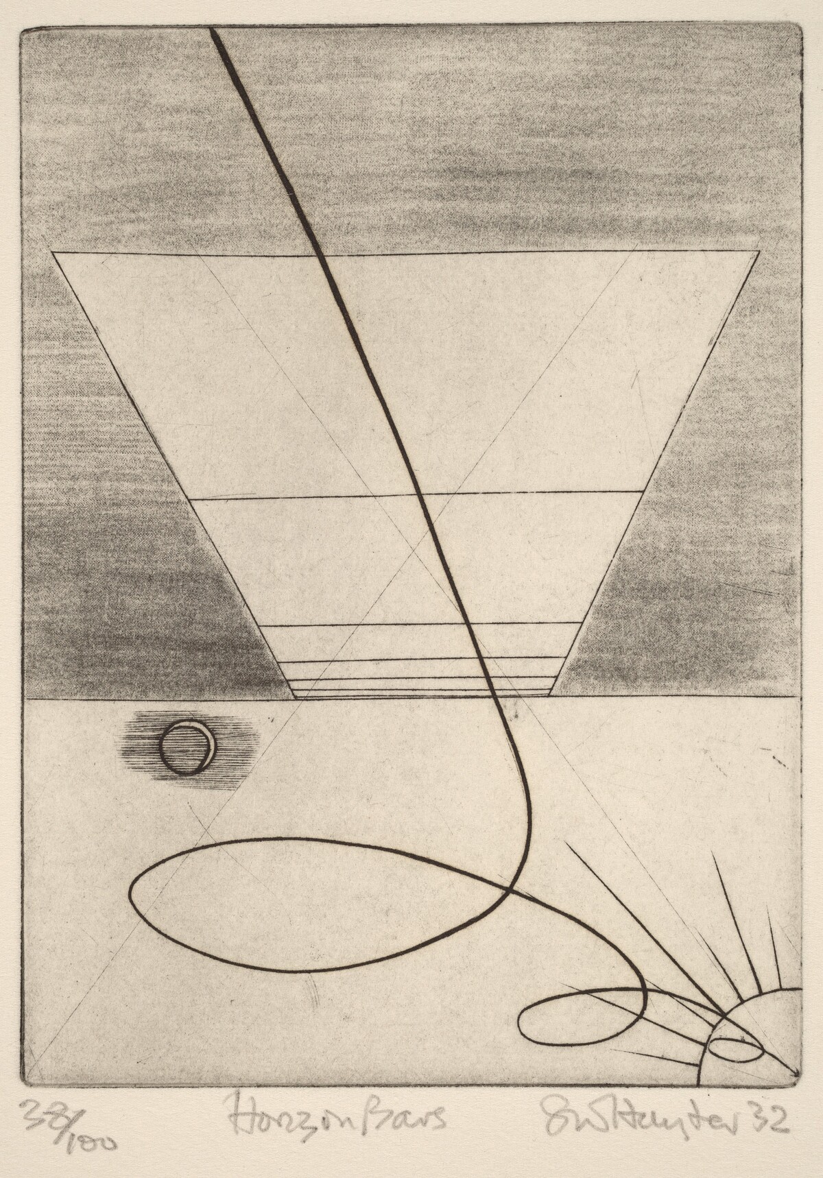 Horizontal Bars by Stanley William Hayter
