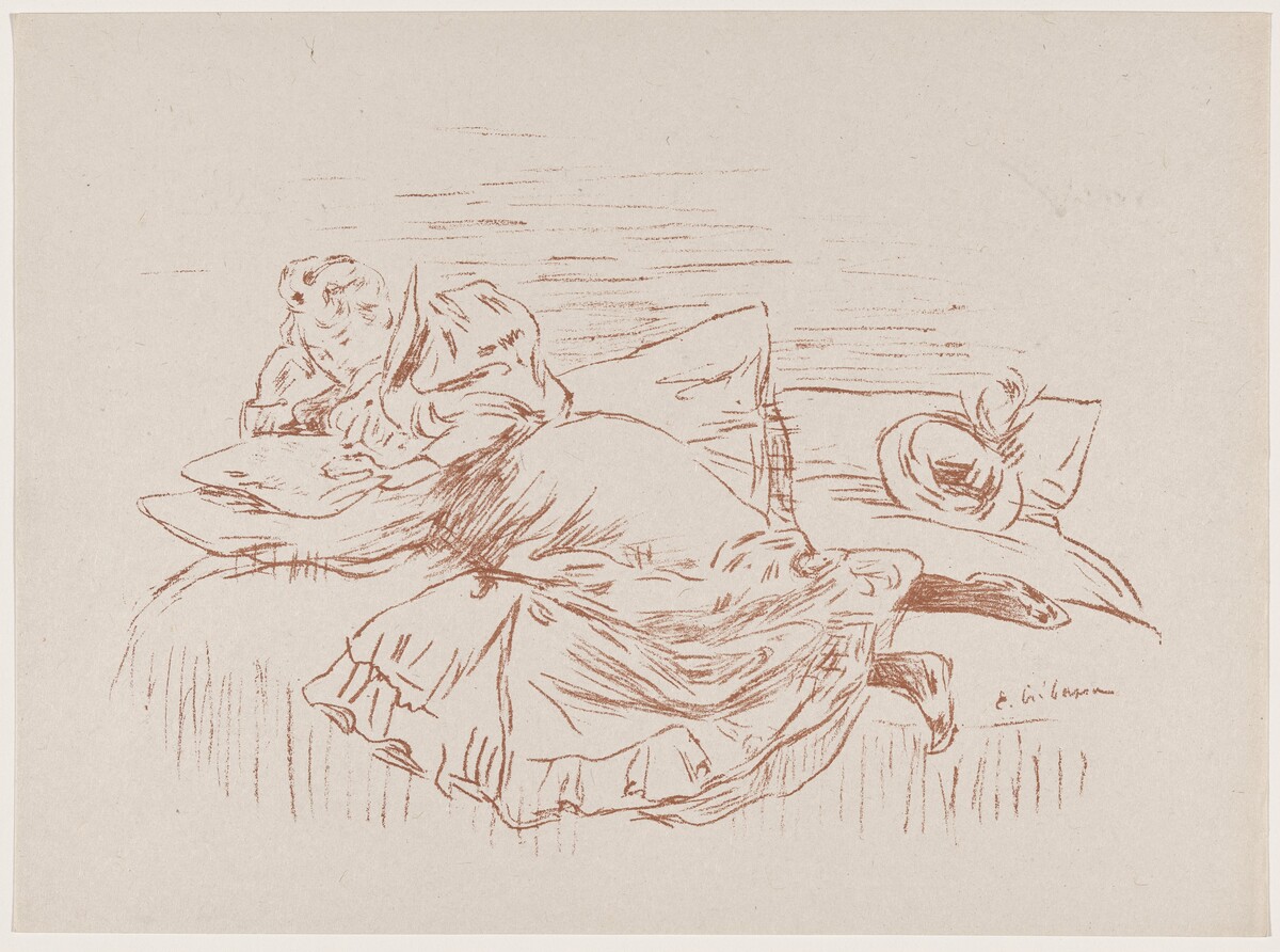 Croquis (Sketch) by Paul Edouard Crébassa
